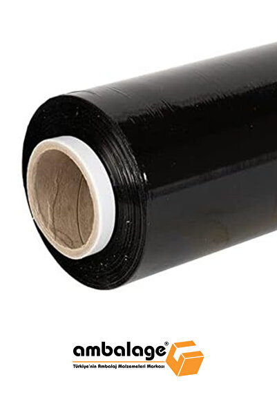 Ambalage Net 50 Metre 23 Mic Kalın Siyah Eşya Mobilya Sarma Koruma Ambalaj St...