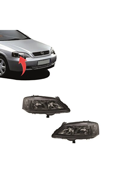 NS Nilser Auto Parts Ns Opel Astra G Hb Sedan Sağ-sol Far Set (SİYAH) 1998-204