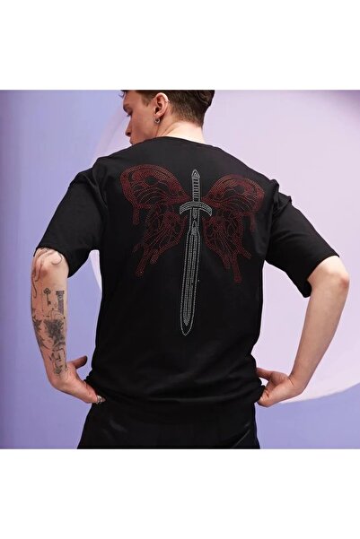 kargasa Sword Pattern Tshirt Oversize