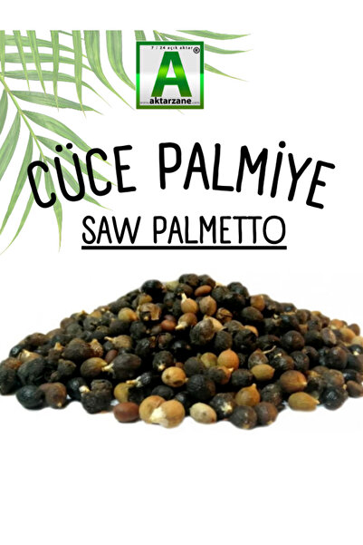 Aktarzane Cüce Palmiye Tohumu Saw Palmetto Tıbbi Tohum 100gr