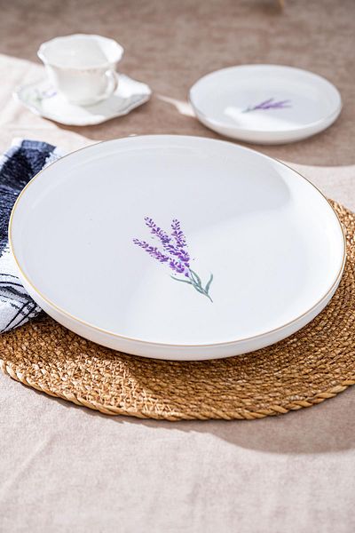 ACAR Soft Royal Porcelain Round Plate - 26 cm