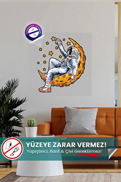 Pi Papers Astronotun Düşü, Kendiliğinden Tutunan, Statik, Yapışkansız Sihirli...