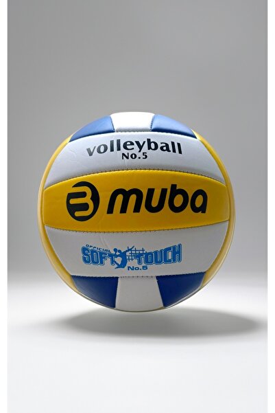 Leyaton Öğretici Voleybol Topu - Sarı Beyaz Soft Touch