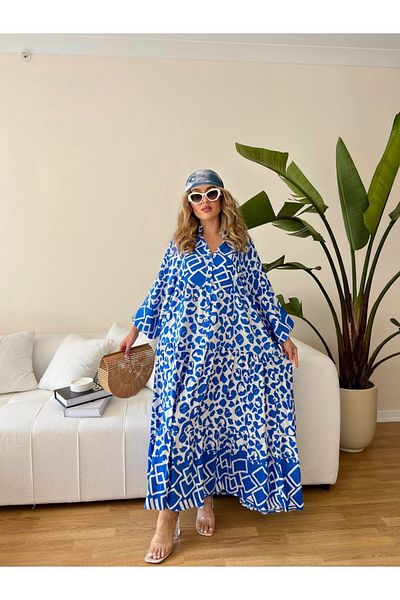 SONREİR ROCHIE MAXI BOHEM DIN VİSON TESTURĂ PIATĂ