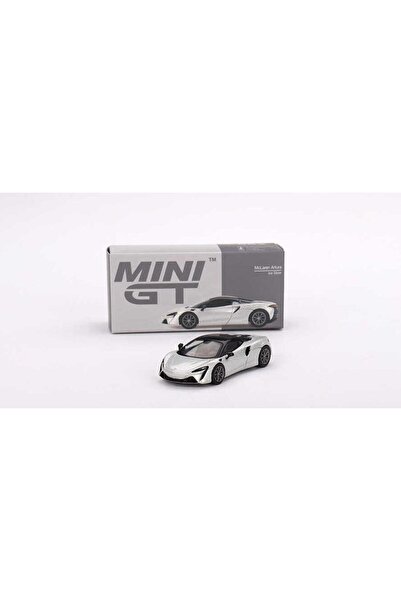 mini gt 582 Mclaren Artura Ice Silver Lhd Model Araba