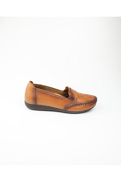 Scavia 320 Tan Leather Women's Casual Shoes