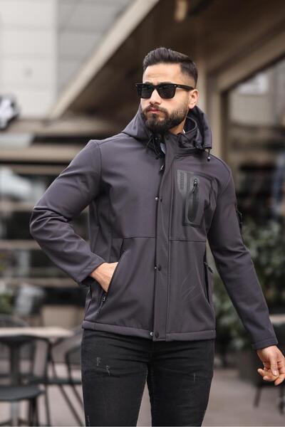 DOXGER WATER AND WIND PROOF FURRY SOFTSHELL MEN'S COAT
