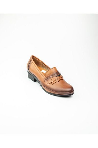 Scavia 333 Tan Leather Women's Casual Shoes