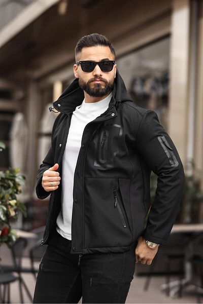 DOXGER WATER AND WIND PROOF FURRY SOFTSHELL MEN'S COAT