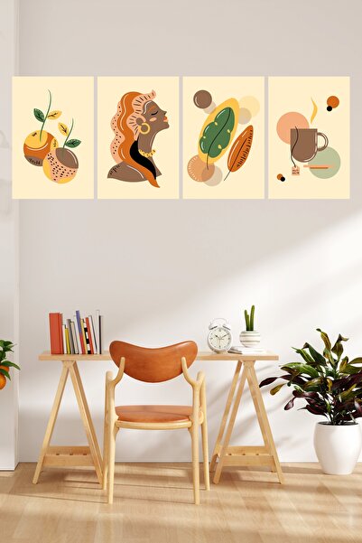 LİPYOS Ρετρό αφίσα από ξύλο 3 χιλιοστών με θέμα Boho Bohemian