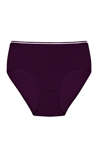 Humaone 5 bucăți 100% bumbac cusături cu lanț respirabil Bato chiloți prune