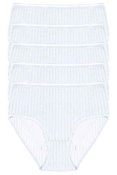 Humaone 5 τεμάχια 100% βαμβακερή αλυσίδα ραφής Breathable Bato εσώρουχα λευκά