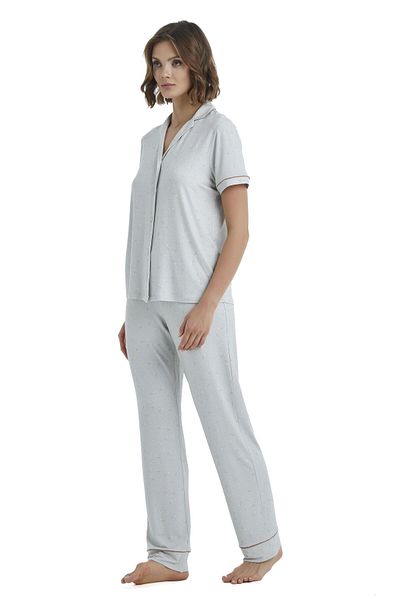 Blackspade Women's Gray Pajama Set 51356