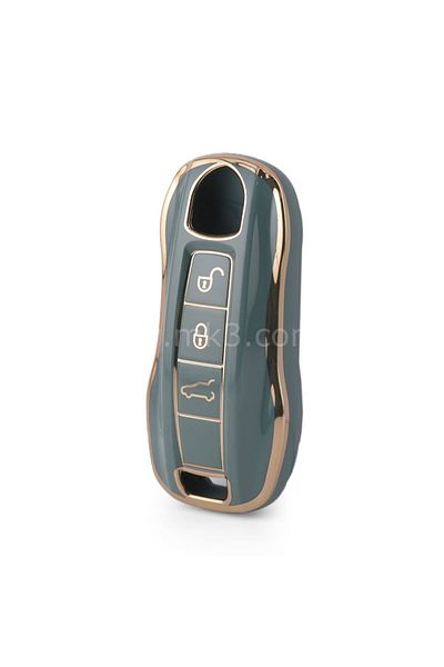 EBG İSTANBUL porsche 3 button high quality leather control case GIR gold color