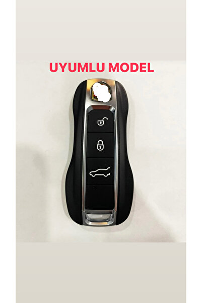 EBG İSTANBUL EBG ISTANBUL pentru porsche 3 butoane husa de control din piele de inalta calitate culoare negru auriu