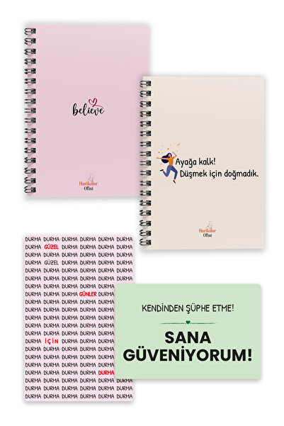 Harikalar Ofisi Depresyondaki Arkadaşıma Hediye Defter Seti