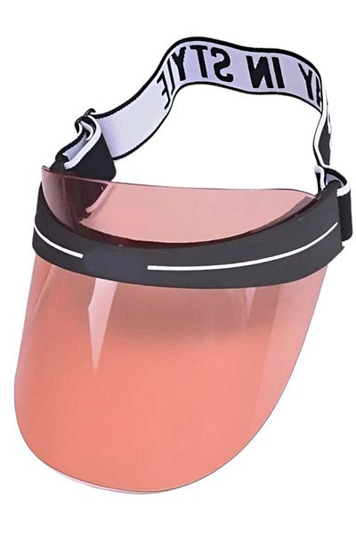 Mood Agenda Women's Sunscreen Colored Plexiglass Visor Beach Hat