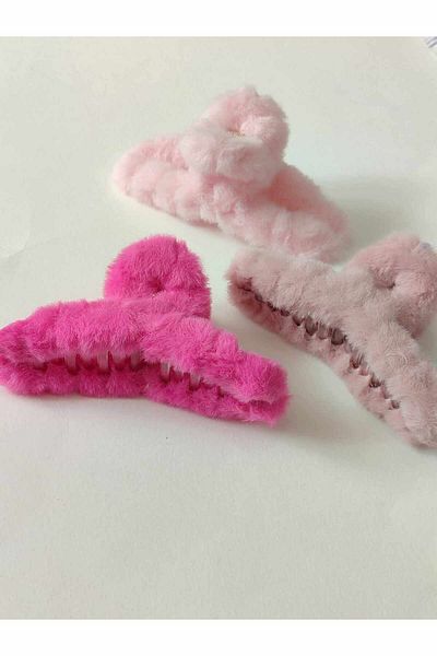 AseLJewellery 3-Piece Trend Plush Latch Buckle XXL 12cm