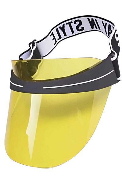 Mood Agenda Women's Sunscreen Colored Plexiglass Visor Beach Hat
