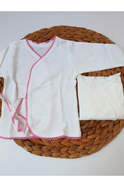 kayra baby Newborn Baby Underwear 2 Piece Bodysuit Set 100% Cotton Natural An...