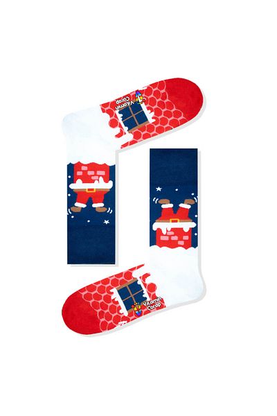 Vitamin Çorap Πολύχρωμες κάλτσες Santa Chimney