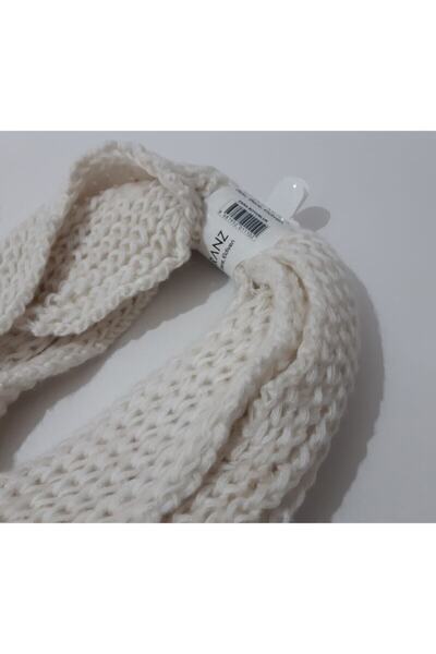 renkli çiçekler Шарф-хомут білого кольору для жінок