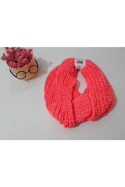 renkli çiçekler Neck Collar Pink Color Women's Neck Collar