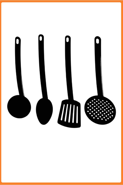 EZMK EV GEREÇLERİ 4 Piece Teflon Service Set