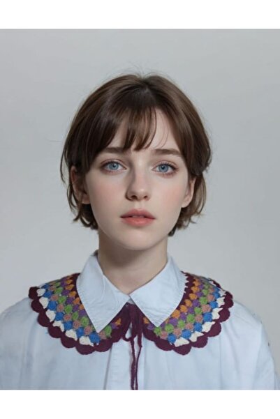 BERY Çok Renkli Vıntage Yaka