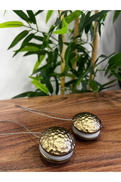 Aftor Tekstil Mıknatıslı Altın Renk Perde Tokası (2'li Takım)- 1. Kalite Mıkn...