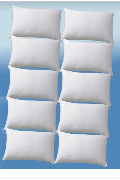 AYHOME 10 Pieces Liquid Proof Pillow Mat Pad Protector Cotton Pillow Case White Color 50 X70 Cm