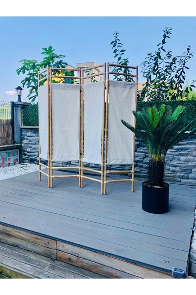 NS BAMBU DESIGN Hastane Muayene Ofis Bölme Paravan 180 cm