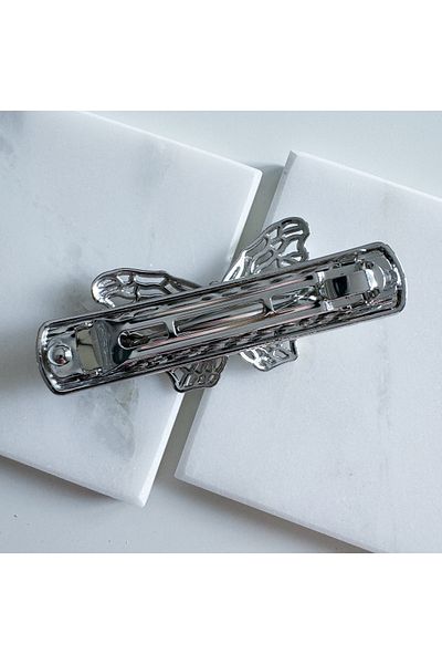 CHARMLUCKY Metal Butterfly Pattern Automatic Buckle