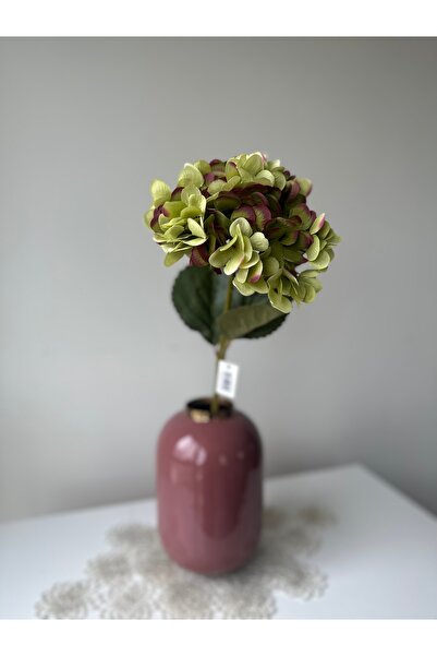 Baykuşca Mavi, Mor, Krem, Pembe Yapay Ortanca, Krizantem, Karanfil, Gül