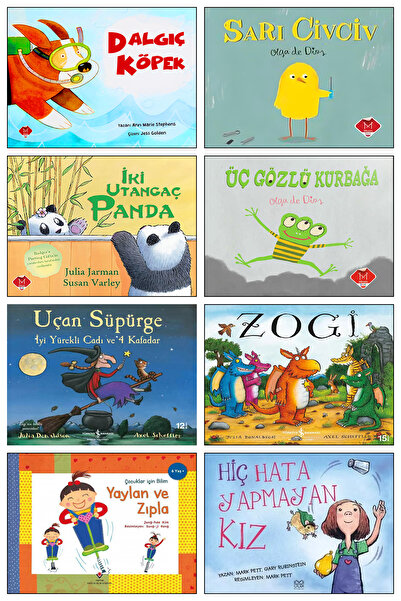 TÜRKİYE İŞ BANKASI KÜLTÜR YAYINLARI Uçan Süpürge Zogi Dalgıç Köpek Sarı Civci...