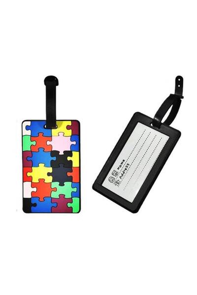 Boldy Valiz Etiketi Bavul Etiketi Çanta Etiketi Bagaj Etiketi Silikon Kayışlı...