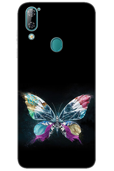 CASPER Via A4 Uyumlu Kılıf Desen Baskılı Silikon Kelebek Resim STK:548 CP-LpGAwEn