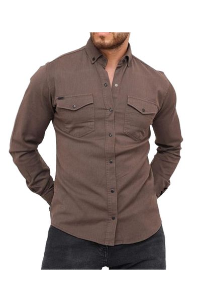 Ünal Giyim Оригинална дънкова риза SLIMFIT - Slim Fit
