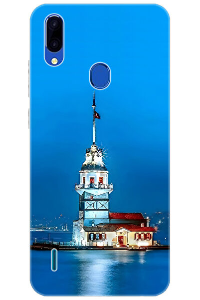 CASPER Via G4 Uyumlu Kılıf Desen Baskılı Silikon Kız Kulesi STK:617 CP-wx8fax1