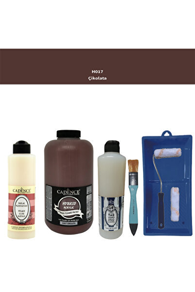 Cadence Banyo Mutfak Boyası-Cadence Multi H-017 Çikolata 2Lt Pya 500Ml Taş Ve...