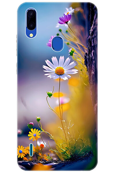 CASPER Via G4 Uyumlu Kılıf Desen Baskılı Silikon Papatya Seri STK:1000 CP-pEqvPN8