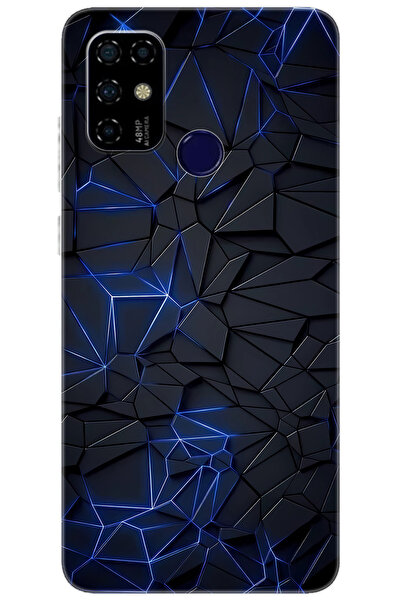 CASPER Via F20 Uyumlu Kılıf Desen Baskılı Silikon Prizmatik Tasarım STK:667 CP-Vxjo5Ks