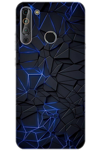 CASPER Via X20 Uyumlu Kılıf Desen Baskılı Silikon Prizmatik Tasarım STK:667 C...