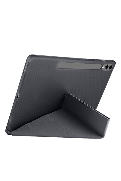 EHZ TEKNOLOJİ Galaxy Tab S9 FE Plus 12.4 Uyumlu Standlı Tablet Kılıf+Bluetooth Klavye Mouse