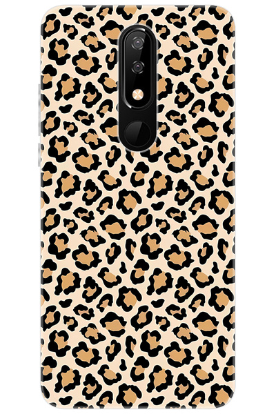 CASPER Via P3 Uyumlu Kılıf Desen Baskılı Silikon Leopar Desen STK:743 CP-OT29SuJ