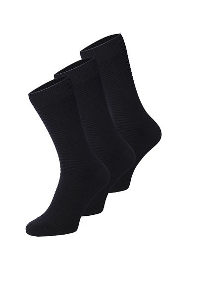 Jack & Jones 3er-Pack Baumwollsocken Fıpo Noos Schwarz