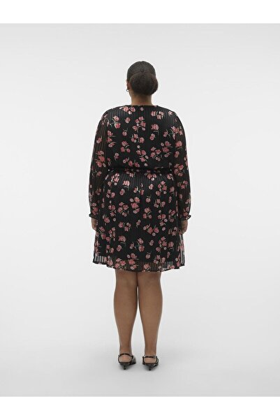 Veromoda Curve Kleid VMROSEY L/S SHORT DRESS WVN EXP CUR