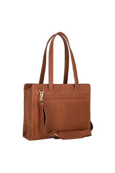 Plevier Pharos Aktentasche Leder 37,5 cm Laptop