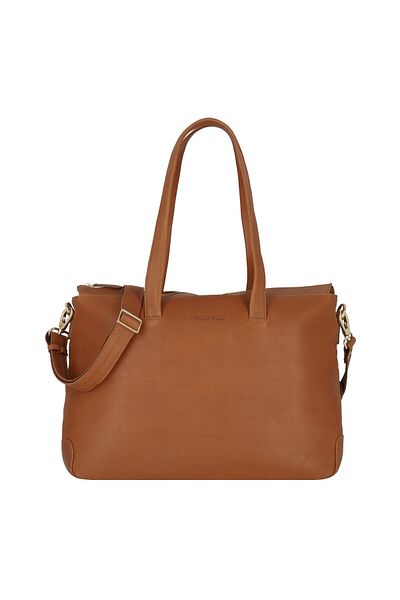 Plevier Edge 40 cm Leder Aktentasche – RFID-Schutz, Notebook und Computer Fach