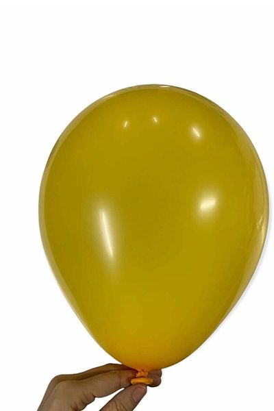 Partifabrik Dark Yellow Pastel Balloon 10 Pieces